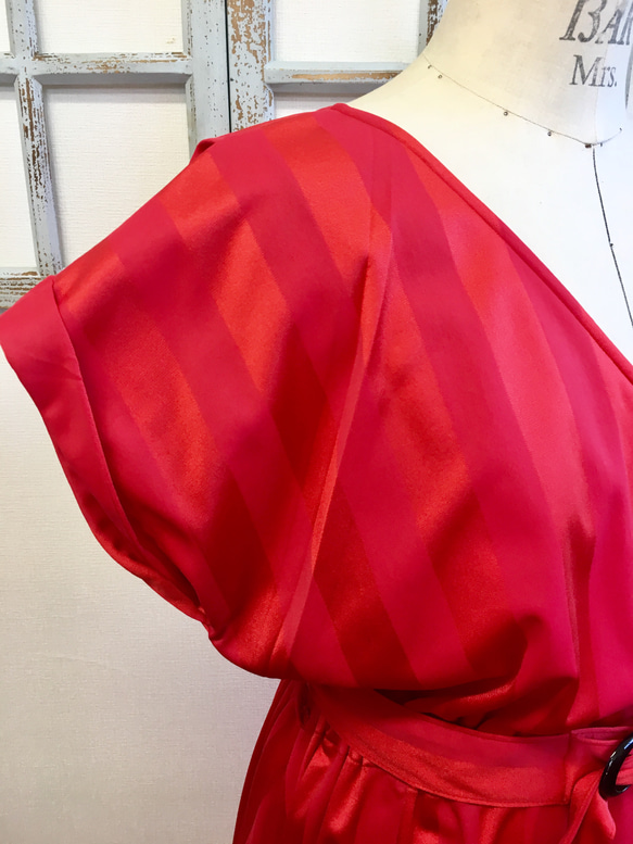輝煌成人紅❤️條紋澤西材料Kashukuru海賊王（尺寸免費M〜L） 第4張的照片