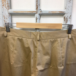 成人Chinopan❤寬大褲子米色與斑紋棉材料（尺寸免費L） 第7張的照片