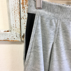 促銷價★柔軟絲絨❤️七分長款運動褲，絲絨材質灰色（M碼） 第6張的照片