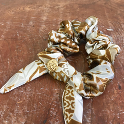 銷售價格★可愛的緞帶❤️圍巾材質的緞帶，帶金色鈕扣Shushu 第6張的照片