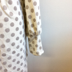 促銷價❤️ 瓶頸柔軟針織連衣裙 2 層帶襯裡 米白色（無尺寸 M ~ L） 第8張的照片