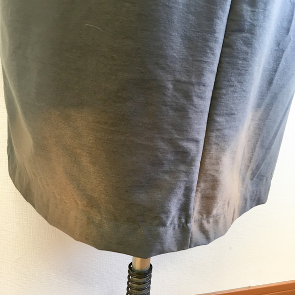 セール価格★大人エレガント❤️すそグラデーション染め風のロングジャケット グレー（レディース  L〜L L） 11枚目の画像
