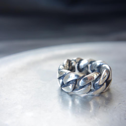 Jumbo Silver Chain Ring 2枚目の画像