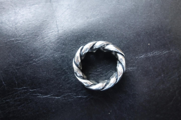 Jumbo Silver Chain Ring 4枚目の画像