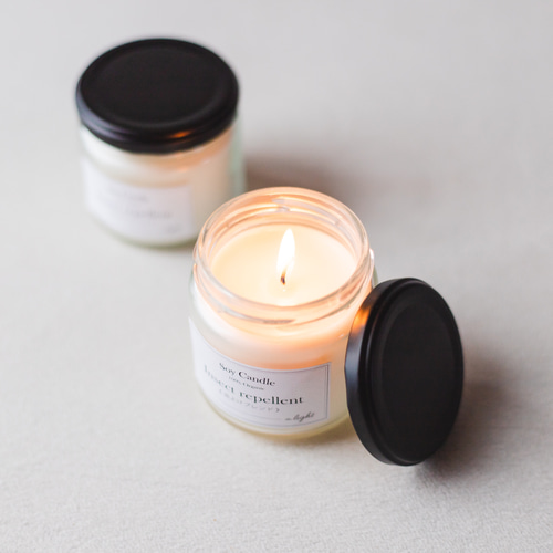 6種類の精油から選べる 瓶に入ったアロマキャンドル キャンドル