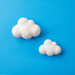 もくもく雲のアロマストーン ≪ 小さな雲 ≫　2個セット ＋おまけ付き 3枚目の画像
