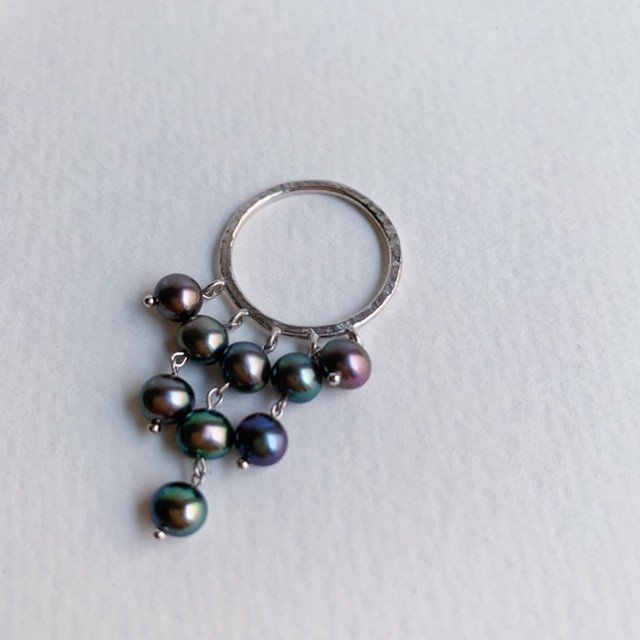 フリンジリング(シルバー色)