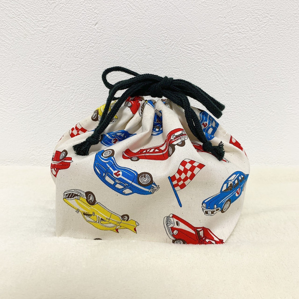 アメリカン ☆くるま お弁当袋 コップ袋 ハンドメイド