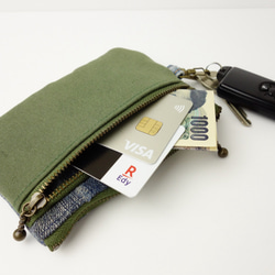 キーケース リメイク素材使用 カードケース 財布 RD93 7枚目の画像