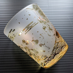 琥珀桜の鶴富士グラス 5枚目の画像