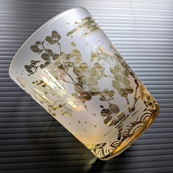 琥珀桜の鶴富士グラス 6枚目の画像
