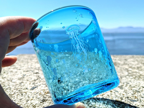 ゆらゆら癒しクラゲ（薄藍海月） 3枚目の画像