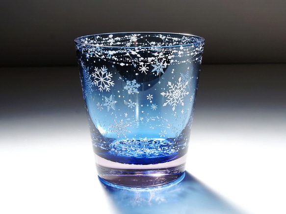 彩貴・舞雪華（藍桃） グラス ART空（アートクー） 通販 11083573