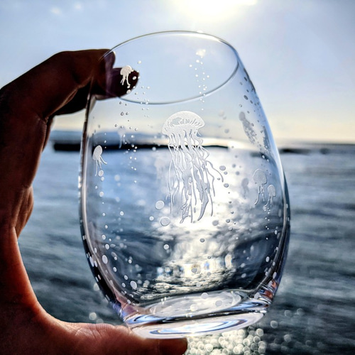 アクアリウムくらげ(純漂海月) グラス ART空(アートクー アクアリウムくらげ(純漂海月) グラス ART空(アートクー