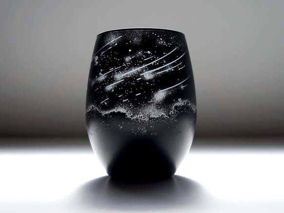 澄み夜の流星グラス 2枚目の画像