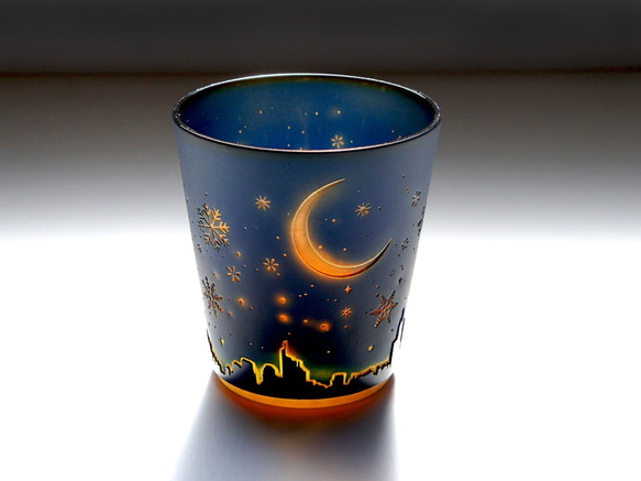 【再販】蒼橙冬朧（Moon snowflake） 1枚目の画像