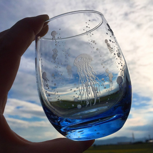 海のお月様 ウミウシのプリンセス インテリア シーグラスアート