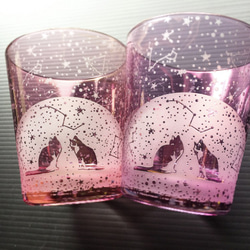 彩・恋月夜のプラネタリウムグラス 2枚目の画像