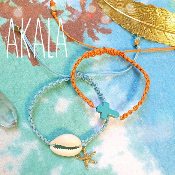 Shell&Turquoise bracelet 1枚目の画像