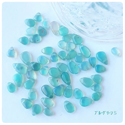 天然石♡桜プレシャスオパール×ティールブルーのピアス14kgf 予約中！】 天然石♡桜プレシャスオパール×ティールブルーの