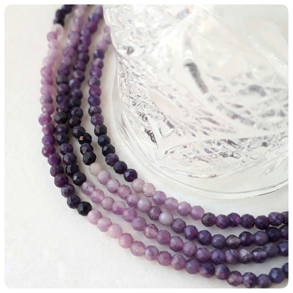 ★リッチパープルスギライト しずく型ルース③(SA+) 南アフリカ産スギライト 1.330ctルース