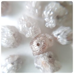 高品質ライトグレーダイヤモンド　ラフタンブルM 5枚目の画像