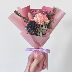 康乃馨乾燥花束 擴香花 母親節 花束 禮物 第1張的照片