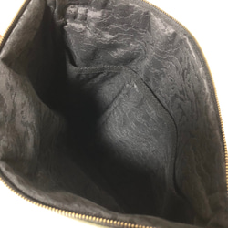 グレンチェック＆カーキ のクラッチbag 5枚目の画像