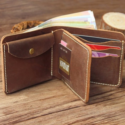 【新品/送料込】★BROWN 本革/レザー 長財布★ レザー(本革) 長財布 マルチ財布 コーヒー色 メンズ その他ミニ財布