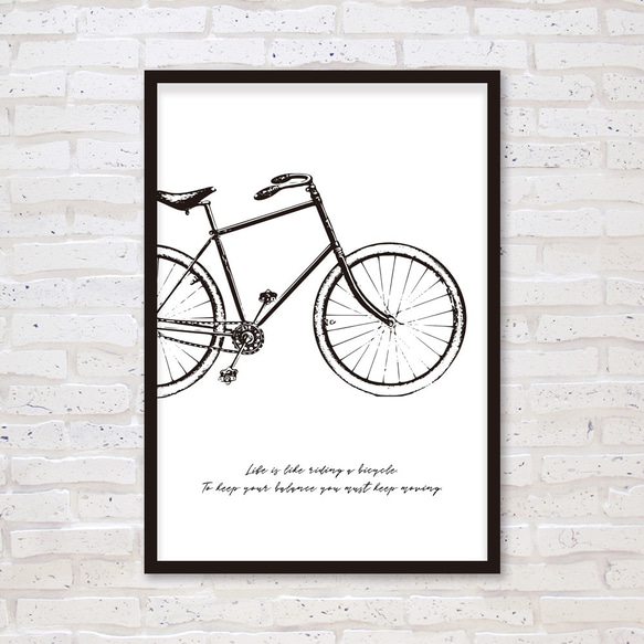 インテリアポスター【me001】Bicycle 1枚目の画像