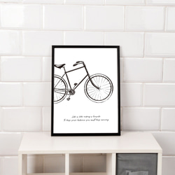 インテリアポスター【me001】Bicycle 2枚目の画像