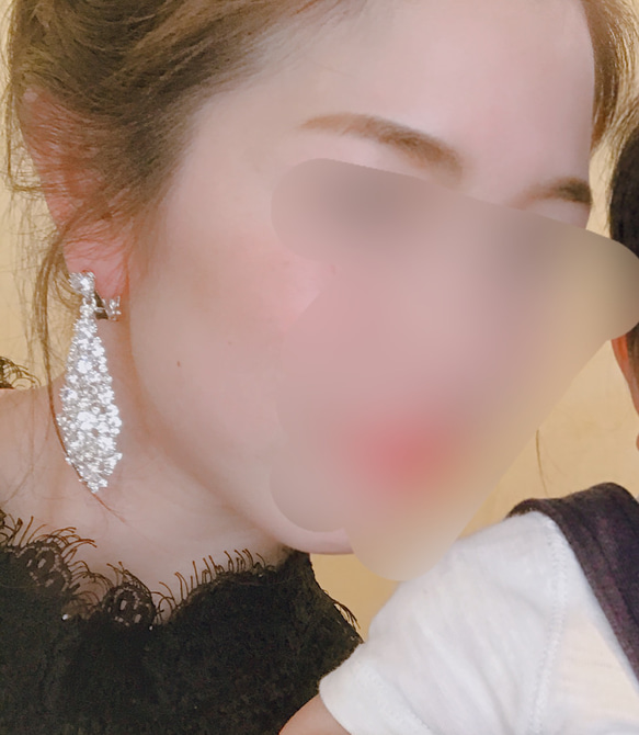 SE-1 ピアス 結婚式 ブライダルアクセサリー ヘアアクセサリー 卒業式 入学式 パーティ 5枚目の画像