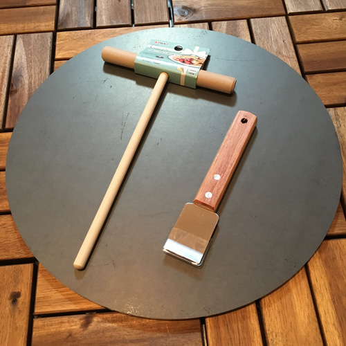 金属ブラシ磨き加工直径35cm9mm厚とクレープトンボミニ、掃除用