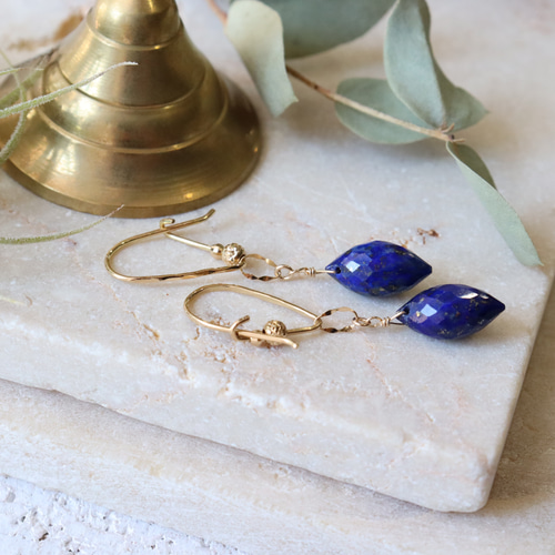 k18》フレンチフック/フープ ピアス Jojuly Cuore luxe ピアス（フープ