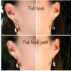 《k18》Fish hook ピアス  Jojuly 6枚目の画像