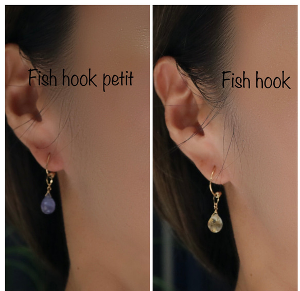 《k18》Fish hook ピアス  Jojuly 7枚目の画像