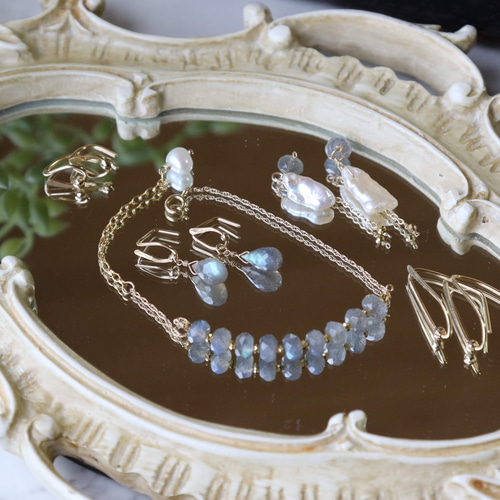 ラブラドライト シンプルブレスレット 14kgf ブレスレット Jojuly 通販