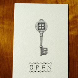 点描画imaginationポストカード【OPEN】 1枚目の画像