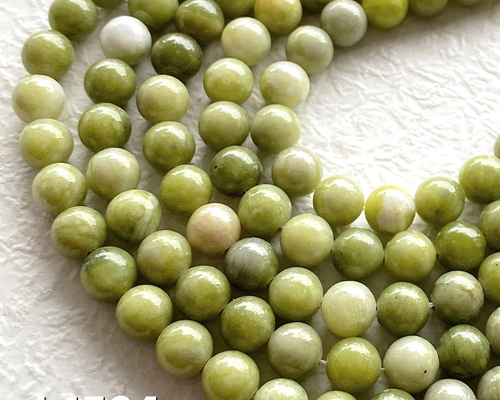 ペリドット オリビン 8ミリ ビーズ 連 sb1564 天然石 pinky 通販