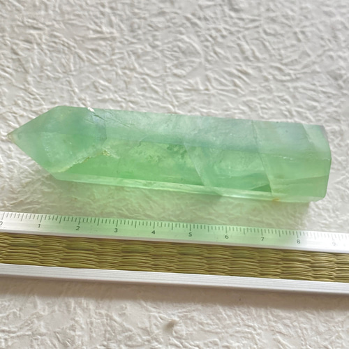 20%OFF グリーンフローライト 85ミリ ポイント tg246 天然石 pinky