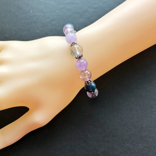 スーパーセブン＆ムーンストーン スーパーセブンとムーンストーンetc の組み合わせブレスレット