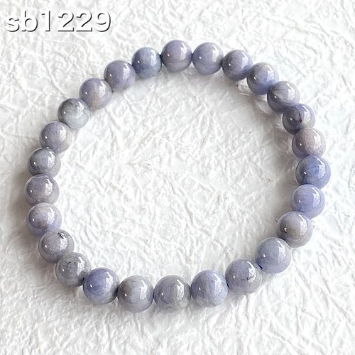 グレータンザナイト 6.5ミリ×26個 sb1229 天然石 pinky 通販