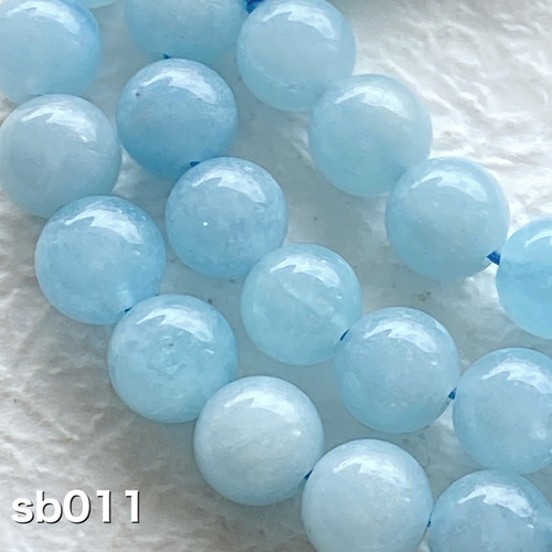 アクアマリン 2A 8ミリビーズ 連 sb011 天然石 pinky 通販 9969617