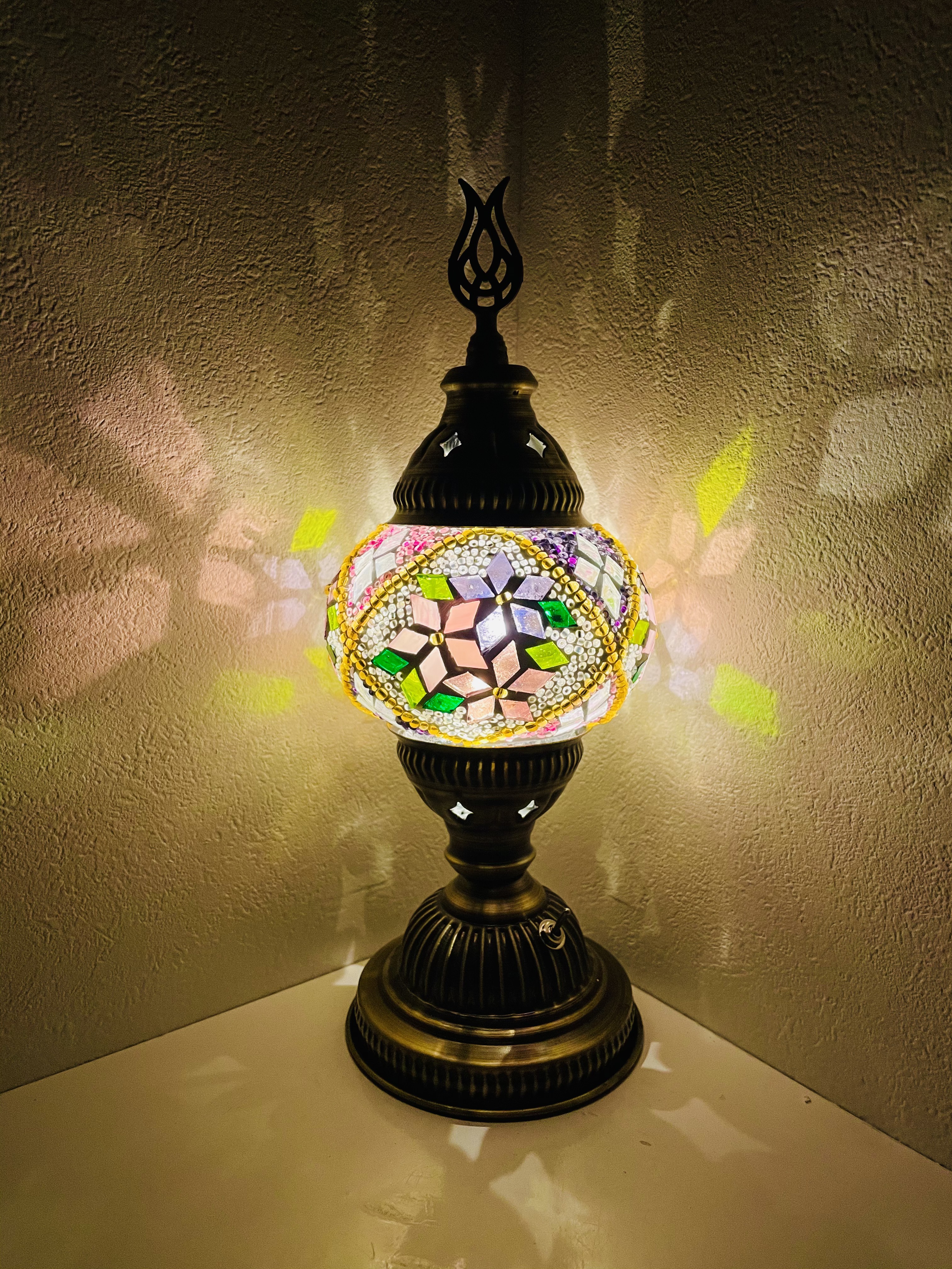 スタンド 【トルコで購入】トルコランプ ライト 照明 コンセントタイプ