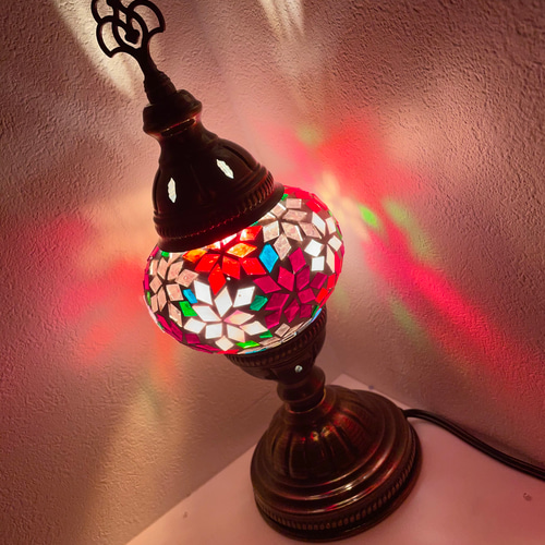 【トルコで購入】トルコランプ スタンド 照明 ライト コンセントタイプ トルコで購入】トルコランプ スタンド 照明 ライト コンセント