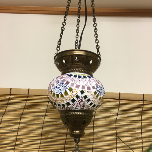 トルコランプ　クラックガラス　吊り下げ　シーリング トルコランプ クラックガラス 吊り下げ シーリング