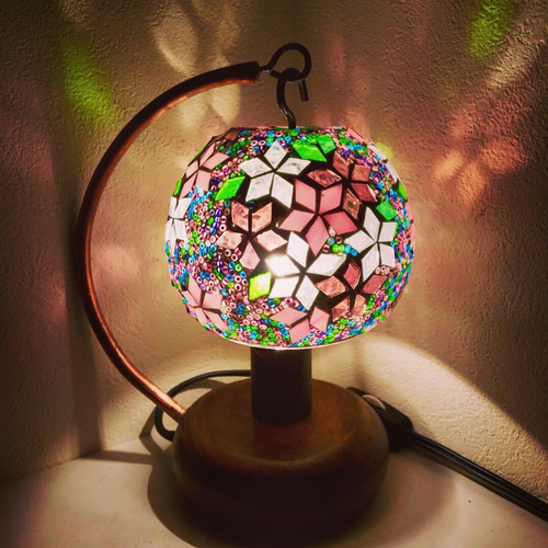 トルコランプ吊るしタイプ木製スタンド（S） スタンドライト・テーブル  