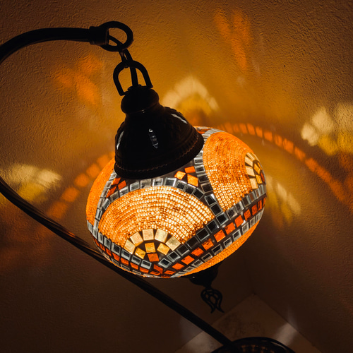 スタンドランプL ブラウン① 新品 トルコランプ NEW＊トルコ製