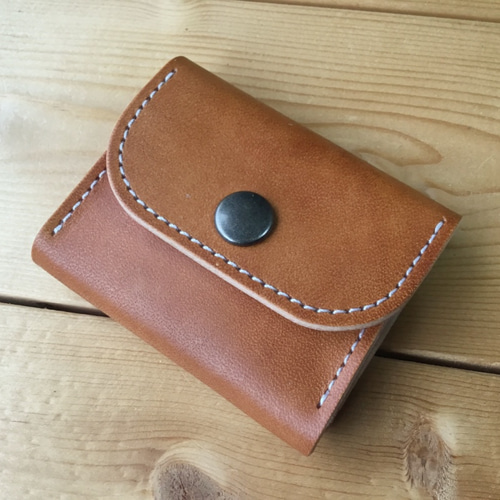 ☆手染め キャメル コインケース！小銭入れ！牛 革！レザー