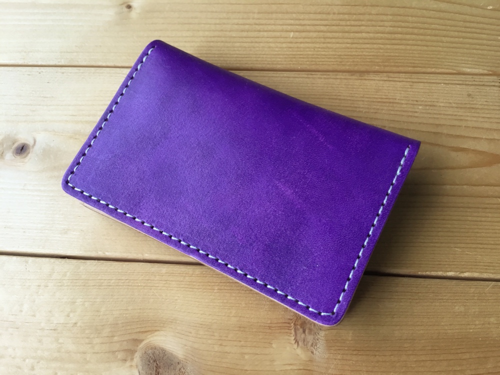新品✨yuhaku カードケース 名刺入れ レザー グラデーション パープル 紫 ユハク 名刺入れ カードケース パープル | ジュエリー